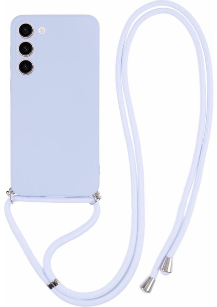 Samsung Galaxy S23 Tpu Kılıf Ka Telefon Kılıfı Uzun Askılı-Açık Mor (Yurt Dışından)