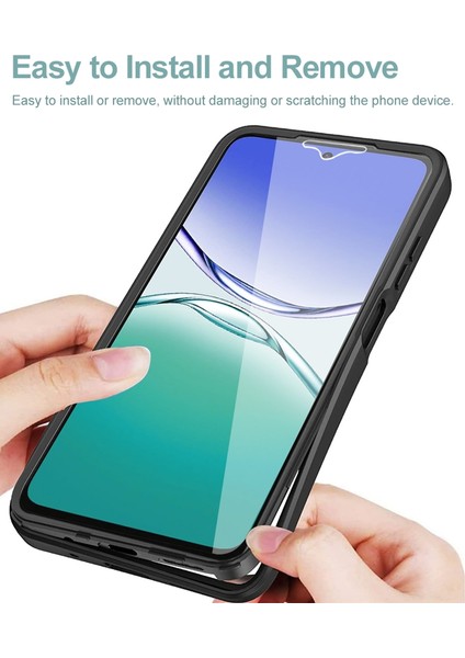 Samsung Galaxy A16 5G/A16 4g Kılıf Akrilik+Tpu Şeffaf Telefon Kılıfı Pet Ekran Filmi-Kırmızı (Yurt Dışından) indirimleri