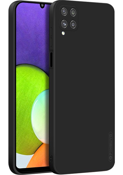 Samsung Galaxy A22 4g (Ab Sürümü) Için Hassas Kesikli Yumuşak Silikon Darbeye Dayanıklı Telefon Kılıfı - Siyah (Yurt Dışından)