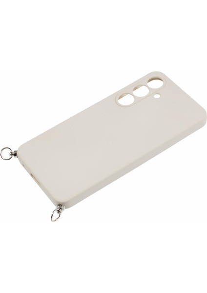 Samsung Galaxy A56 5g Kılıf Esnek Tpu Fiber Astar Darbeye Dayanıklı Çapraz Askılı Telefon Kılıfı-Beyaz (Yurt Dışından) fırsatları