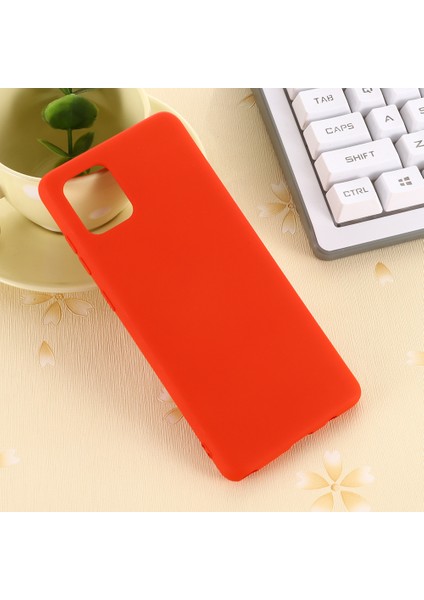 Samsung Galaxy A81/NOTE 10 Lite Için Darbeye Dayanıklı Sıvı Silikon Kılıf-Kırmızı (Yurt Dışından) indirimleri