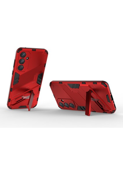 Samsung Galaxy A35 5g Kılıf Ince Tpu+Pc Telefon Kılıfı Görünmez Ayaklı-Kırmızı (Yurt Dışından) modelleri