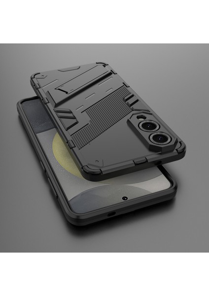 Samsung Galaxy S25 Edge Kılıf Pc+Tpu Darbeye Dayanıklı Telefon Kılıfı Kickstand Ile-Siyah (Yurt Dışından) indirimleri