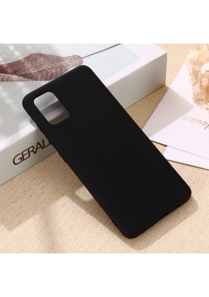 Samsung Galaxy A71 Düz Renk Tasarım Telefon Aksesuarı Için Sıvı Silikon Koruyucu Kılıf-Siyah (Yurt Dışından) fırsatları