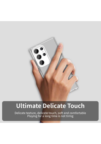 Samsung Galaxy S23 Ultra Kılıf Pc+Tpu+Pet Mat Düşmeye Karşı Dayanıklı Telefon Arka Kapağı-Beyaz (Yurt Dışından) indirimleri