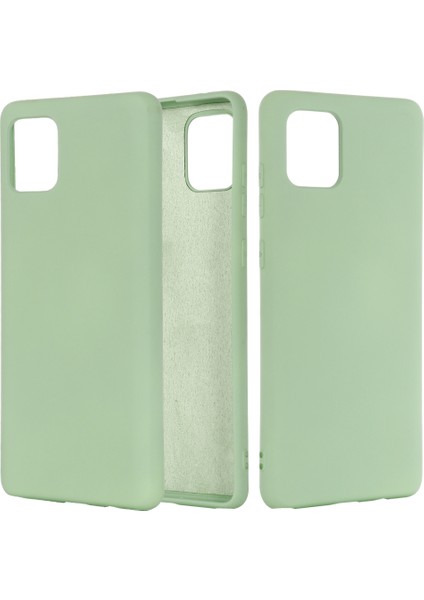 Samsung Galaxy A81/NOTE 10 Lite Için Darbeye Dayanıklı Sıvı Silikon Kılıf-Yeşil (Yurt Dışından) fiyatları