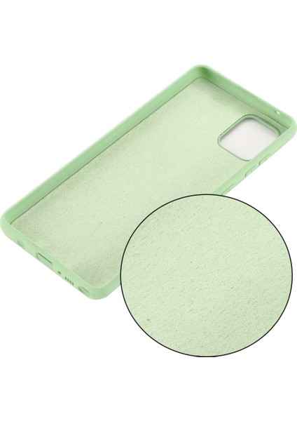 Samsung Galaxy A81/NOTE 10 Lite Için Darbeye Dayanıklı Sıvı Silikon Kılıf-Yeşil (Yurt Dışından) modelleri