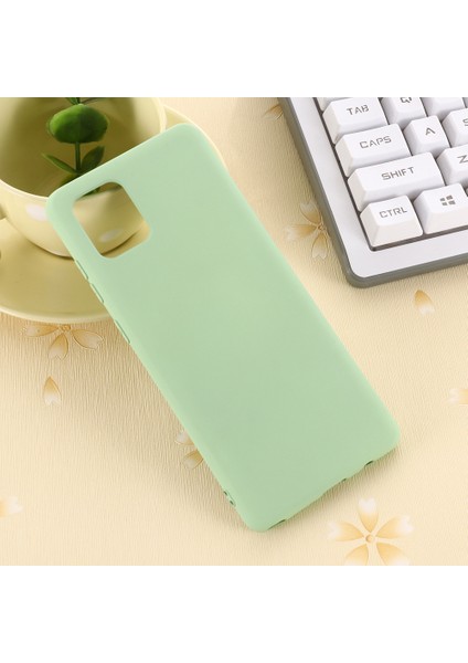Samsung Galaxy A81/NOTE 10 Lite Için Darbeye Dayanıklı Sıvı Silikon Kılıf-Yeşil (Yurt Dışından) indirimleri