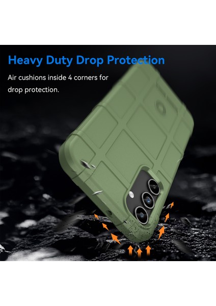 Samsung Galaxy A15 5g Kılıf Kare Izgara Doku Tpu Kabuk Telefon Kılıfı-Yeşil (Yurt Dışından) fiyatları