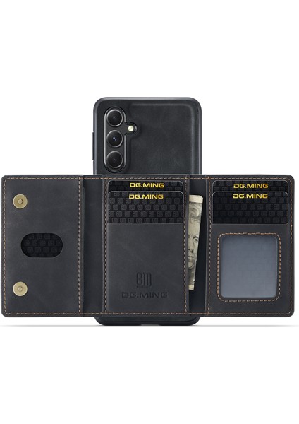 Dg.mıng M2 Serisi Samsung Galaxy A55 5g Manyetik Telefon Kılıfı Çıkarılabilir Cüzdan Kapağı-Siyah (Yurt Dışından) modelleri