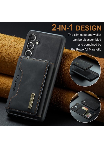 Dg.mıng M2 Serisi Samsung Galaxy A55 5g Manyetik Telefon Kılıfı Çıkarılabilir Cüzdan Kapağı-Siyah (Yurt Dışından) indirimleri