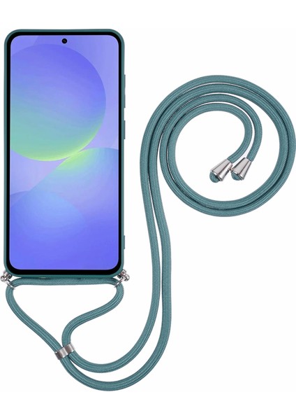 Samsung Galaxy A56 5g Kılıf Esnek Tpu Fiber Astar Darbeye Dayanıklı Çapraz Askılı Telefon Kılıfı-Ordu Yeşili (Yurt Dışından) indirimleri