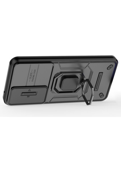 Samsung Galaxy A35 5g Kılıf Pc+Tpu Düşmeye Karşı Telefon Kılıfı Kayar Lens Kapağı-Siyah (Yurt Dışından) fiyatları