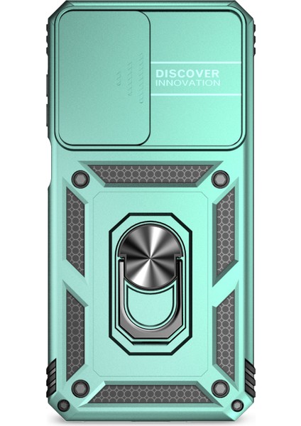 Samsung Galaxy A16 5G/A16 4g Kılıf Pc+Tpu Telefon Kılıfı Lens Ultimate Koruma Ayaklığı-Siyahımsı Yeşil (Yurt Dışından) fiyatları