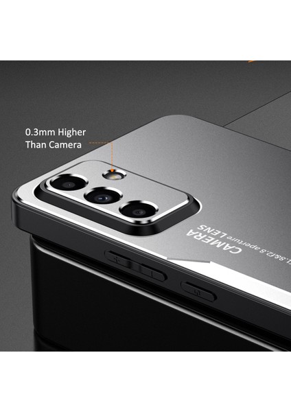 Samsung Galaxy A55 5g Kılıf Alüminyum Alaşım + Tpu + Pc Koruyucu Telefon Kılıfı - Mavi (Yurt Dışından) fırsatları