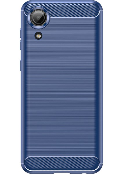 Samsung Galaxy A03 Core Için 1.8mm Tpu Kılıf, Fırçalanmış Yüzey Karbon Fiber Doku Parmak Izi Önleyici Arka Kapak-Mavi (Yurt Dışından) fiyatları