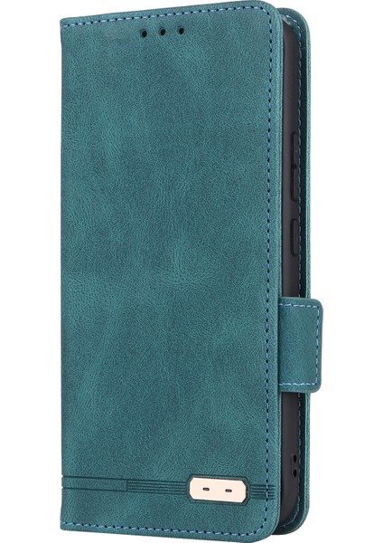 Samsung Galaxy A34 5g Için Çizilmeye Dayanıklı Telefon Kılıfı, Donanım Dekor Çift Manyetik Tokalı Cüzdan Katlanabilir Stand Pu Deri Telefon Kılıfı-Mavi (Yurt Dışından) indirimleri