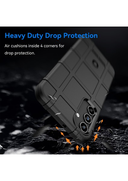 Samsung Galaxy A15 5g Kılıf Kare Izgara Doku Tpu Kabuk Telefon Kılıfı-Siyah (Yurt Dışından) fiyatları