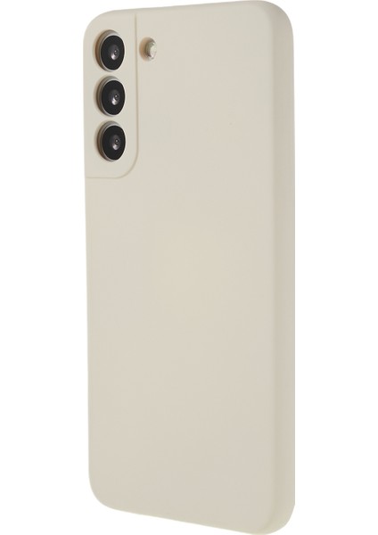 Samsung Galaxy S22+5G Telefon Kılıfı Yumuşak Elyaf Astarlı Ka Tpu Telefon Kılıfı-Beyaz (Yurt Dışından)