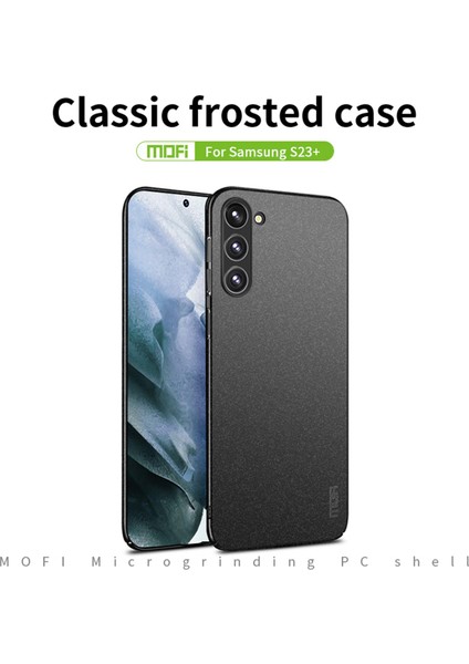 Mofı Shield Mat Serisi Samsung Galaxy S23+DÜŞMEYE Dayanıklı Cep Telefonu Koruyucu Kılıf Sert Pc Kılıfı-Siyah (Yurt Dışından) modelleri