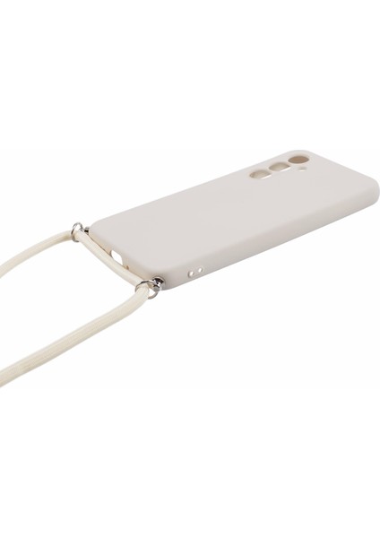 Samsung Galaxy A34 5g Kılıf Fiber Astar Tpu Telefon Kılıfı Uzun Askılı-Beyaz (Yurt Dışından) modelleri