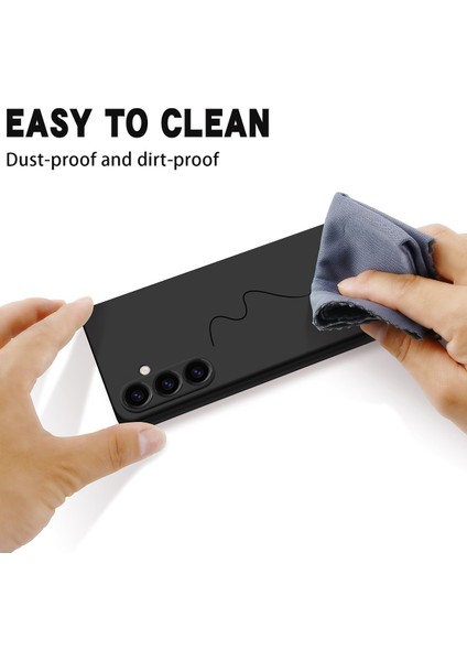 Samsung Galaxy S23 Fe Için Darbeye Dayanıklı Kılıf, Yumuşak Astarlı Telefon Kılıfı Sıvı Silikon Kabuk Kayışlı-Siyah (Yurt Dışından) indirimleri