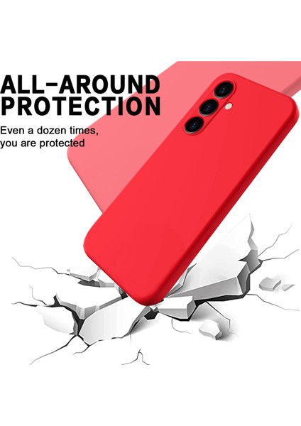 Samsung Galaxy S23 Fe Için Darbeye Dayanıklı Kılıf, Yumuşak Astarlı Telefon Kılıfı Sıvı Silikon Kabuk Kayışlı-Kırmızı (Yurt Dışından) fırsatları