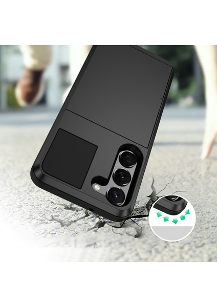 Samsung Galaxy S23 Için Cep Telefonu Kılıfı, Kayar Kart Tutucu Pc + Tpu Düşmeye Karşı Kapak - Gümüş (Yurt Dışından) indirimleri