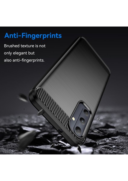 Samsung Galaxy A05S 4g Kılıfı Fırçalanmış Tpu Telefon Kılıfı Karbon Fiber Dokulu-Siyah (Yurt Dışından) modelleri