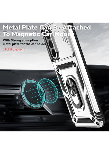 Samsung Galaxy A36 5G/A56 5g Kılıf Pc+Tpu Telefon Kılıfı Lens Korumalı Destekli-Gümüş (Yurt Dışından) indirimleri