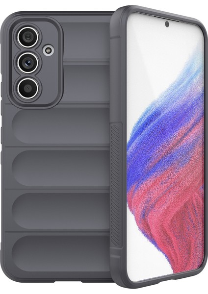Samsung Galaxy A54 5g Sağlam Arka Düşmeye Dayanıklı Cep Telefonu Kılıfı Esnek Tpu Koruyucu Kılıf-Koyu Gri (Yurt Dışından)