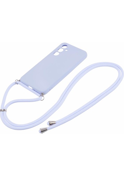 Samsung Galaxy A34 5g Kılıf Fiber Astar Tpu Telefon Kılıfı Uzun Askılı-Açık Mor (Yurt Dışından) fiyatları