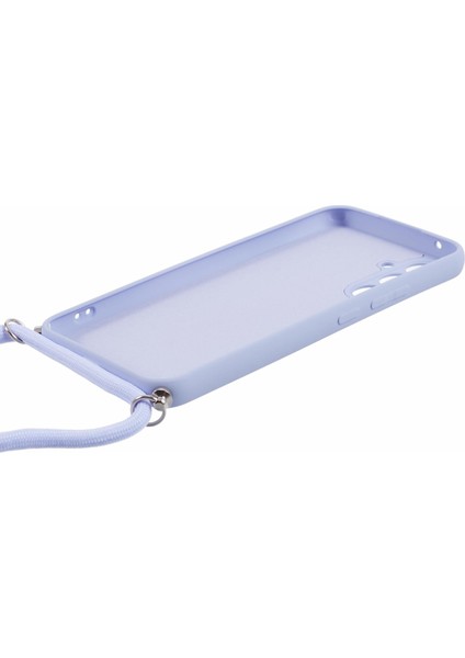 Samsung Galaxy A34 5g Kılıf Fiber Astar Tpu Telefon Kılıfı Uzun Askılı-Açık Mor (Yurt Dışından) fırsatları