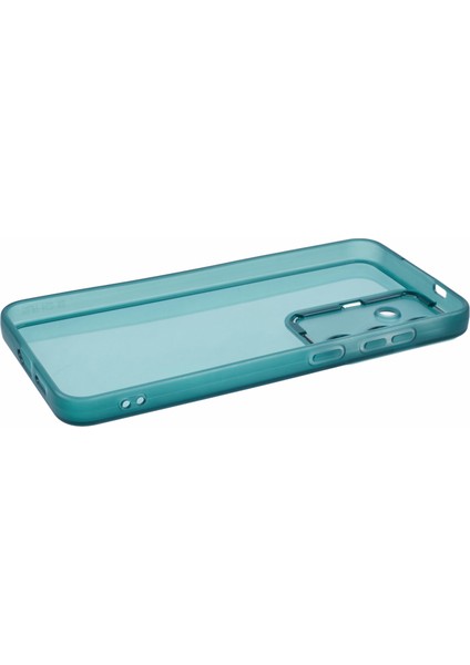 Dksm Serisi Samsung Galaxy A14 5G/A14 4g Kılıf Elektrokaplama Kamera Çerçevesi Tpu Telefon Kılıfı-Şeffaf Ordu Yeşili (Yurt Dışından) modelleri