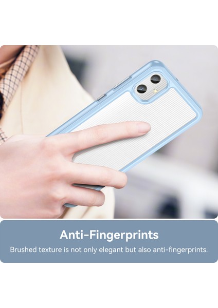 Samsung Galaxy A05 4g Kılıf Çizilmez Tpu+Akrilik Telefon Kılıfı-Mavi (Yurt Dışından) fırsatları