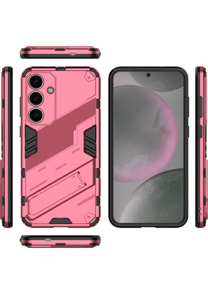 Samsung Galaxy S25 Kılıf Pc+Tpu Darbeye Dayanıklı Telefon Kılıfı Kickstand Ile-Gül (Yurt Dışından) indirimleri