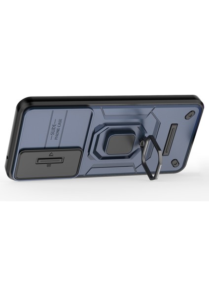 Samsung Galaxy A35 5g Kılıf Pc+Tpu Düşmeye Karşı Telefon Kılıfı Kayar Lens Kapaklı-Mavi (Yurt Dışından) fiyatları