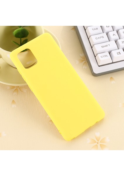 Samsung Galaxy A81/NOTE 10 Lite Için Darbeye Dayanıklı Sıvı Silikon Kılıf-Sarı (Yurt Dışından) indirimleri