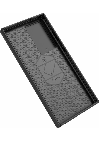 Samsung Galaxy S23 Ultra Pc+Tpu Darbeye Dayanıklı Telefon Kılıfı Sürgülü Lens Koruması Kickstand Kapağı-Mor (Yurt Dışından) modelleri