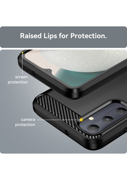 Samsung Galaxy A05S 4g Kılıfı Fırçalanmış Tpu Telefon Kılıfı Karbon Fiber Dokulu-Siyah (Yurt Dışından) indirimleri