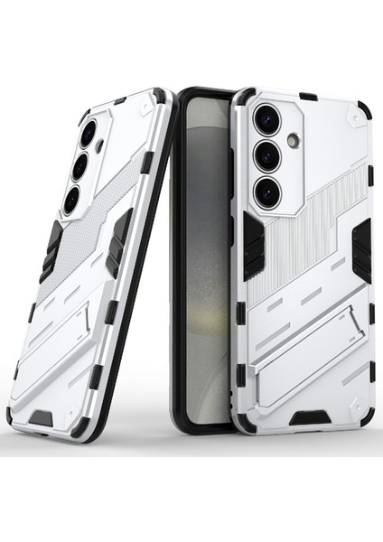 Samsung Galaxy A56 5g Kılıf Pc+Tpu Darbeye Dayanıklı Telefon Kılıfı Kickstand Ile-Beyaz (Yurt Dışından) modelleri