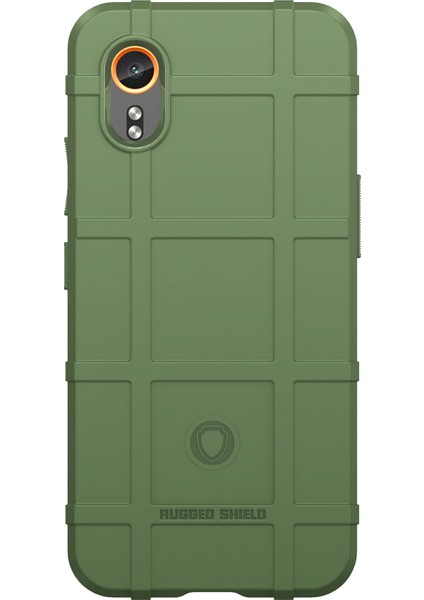 Samsung Galaxy Xcover7 Tpu Kılıf Kare Izgara Koruyucu Telefon Kılıfı-Yeşil (Yurt Dışından) fiyatları