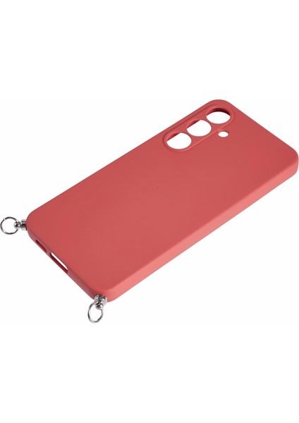 Samsung Galaxy A56 5g Kılıf Esnek Tpu Fiber Astar Darbeye Dayanıklı Çapraz Askılı Telefon Kılıfı-Alıç Kırmızısı (Yurt Dışından) fırsatları