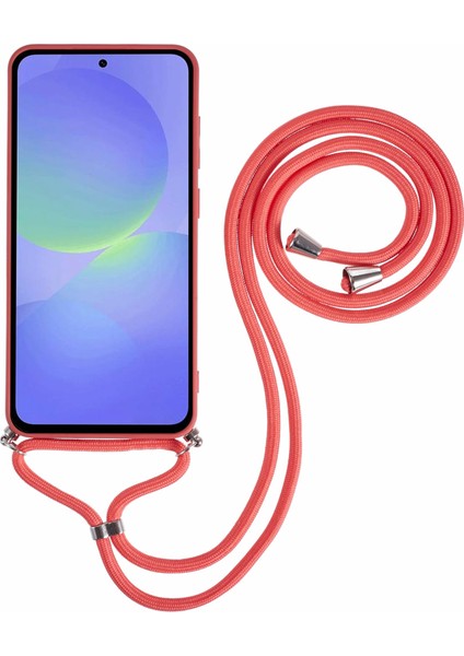 Samsung Galaxy A56 5g Kılıf Esnek Tpu Fiber Astar Darbeye Dayanıklı Çapraz Askılı Telefon Kılıfı-Alıç Kırmızısı (Yurt Dışından) indirimleri