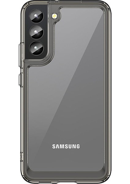 Samsung Galaxy S22+5G Bağımsız Pc Düğmeleri Koruyucu Kılıf Tpu+Akrilik Şeffaf Cep Telefonu Kılıfı-Şeffaf (Yurt Dışından)