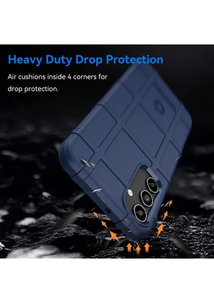 Samsung Galaxy A15 5g Kılıf Kare Izgara Doku Tpu Kabuk Telefon Kılıfı-Mavi (Yurt Dışından) fiyatları