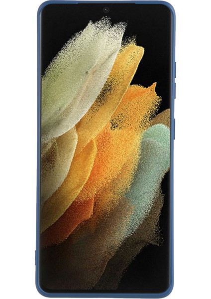 Samsung Galaxy S21 Ultra 5g Tpu Telefon Kılıfı Fiber Astarlı Ka Cep Telefonu Kılıfı-Safir (Yurt Dışından) fiyatları