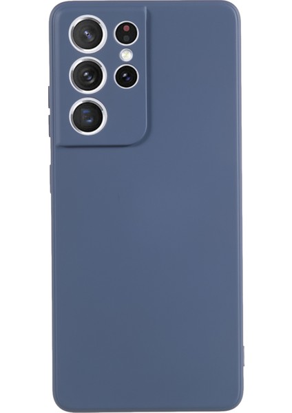 Samsung Galaxy S21 Ultra 5g Tpu Telefon Kılıfı Fiber Astarlı Ka Cep Telefonu Kılıfı-Lavanta (Yurt Dışından)