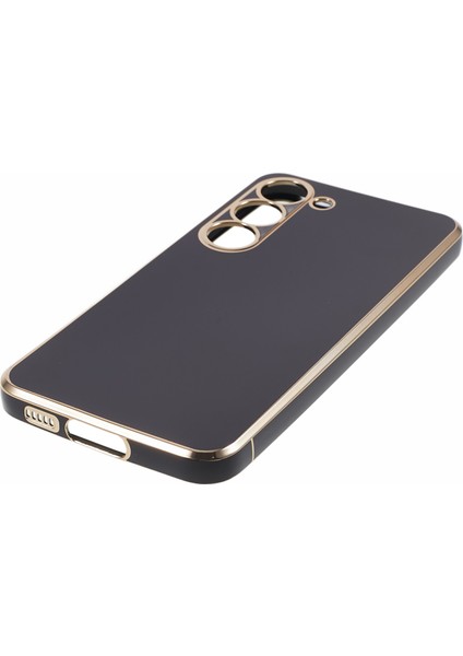 Samsung Galaxy S23 Için Çizilmez Tpu Telefon Kılıfı Elektrokaplama 6d Parlak Cep Telefonu Arka Kapağı-Siyah (Yurt Dışından) indirimleri