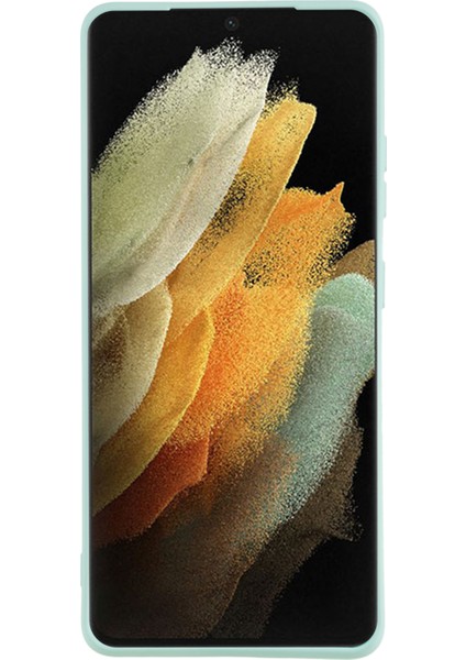 Samsung Galaxy S21 Ultra 5g Tpu Telefon Kılıfı Fiber Astarlı Ka Cep Telefonu Kılıfı-Açık Yeşil (Yurt Dışından) fiyatları